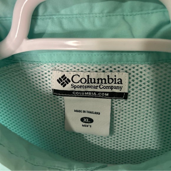 Columbia Shirt Mens XL PFG Fishing Casual Short Sleeve Button Up Pockets Vented - Picture 4 of 10